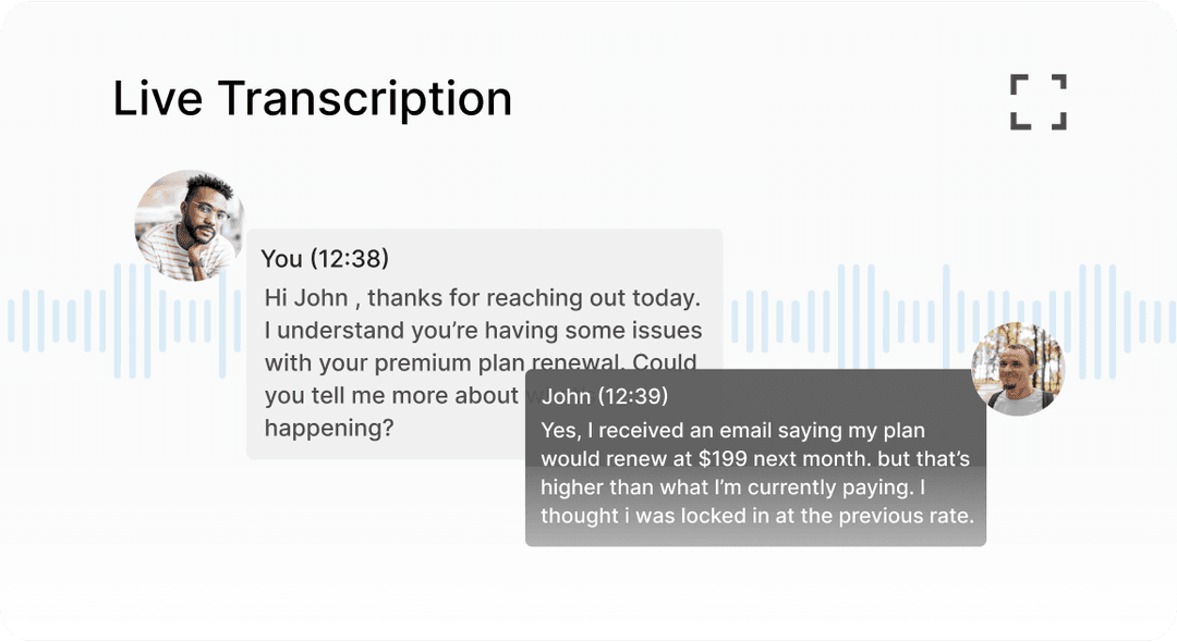 Live Transcription