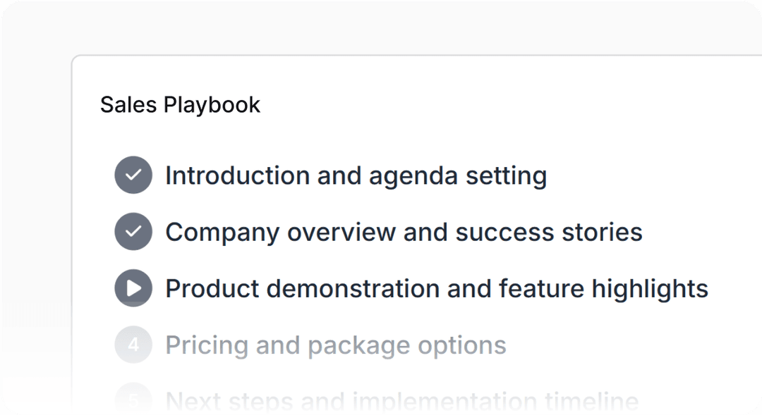 Sales Playbook